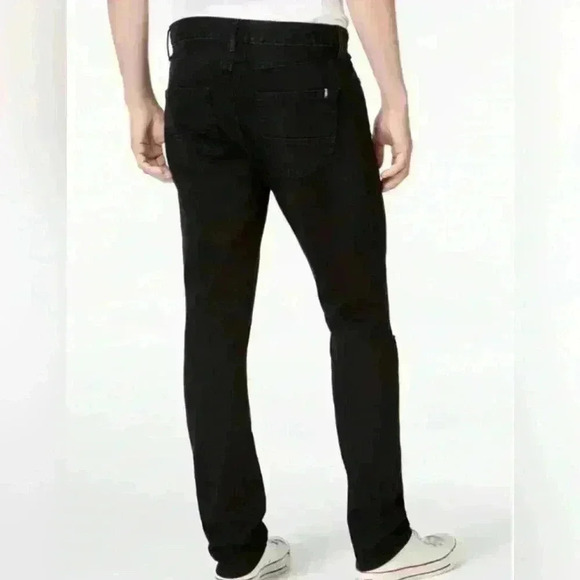American Rag Men Jeans Shadow Dark Black 36Wx34L Slim Fit Distressed Stretch NWT - Picture 3 of 16